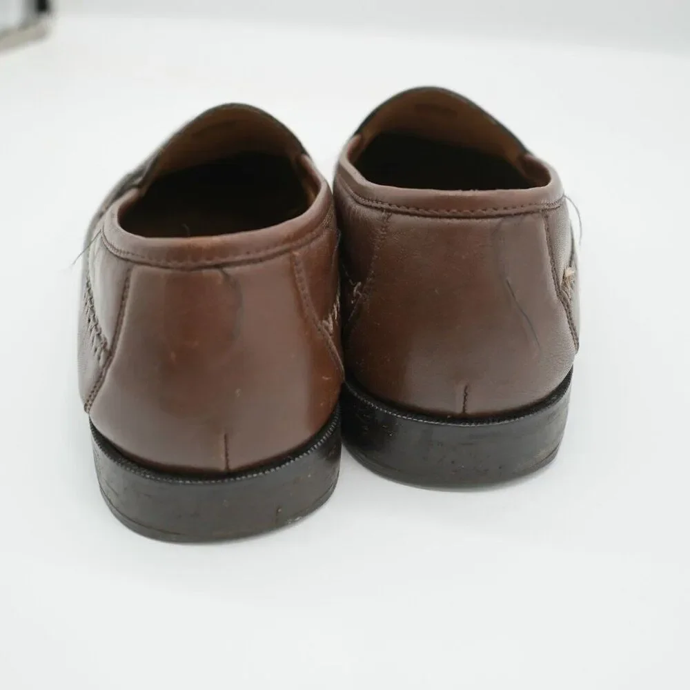 Florsheim Aligator Leather Tassel Dress Loafers Shoes Brown‎ 13D
